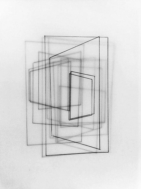 Charley Peters, Untitled Drawing, 2013 (Ink on tracing paper) Interaktives Design, Tracing Paper, A Level Art, Art Moderne, Geometric Art, Ink Drawing, Grafik Design, Installation Art, Line Drawing