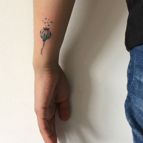 Poppy Seed Tattoo, Seed Tattoo, Stick And Poke Tattoo, Poppy Pods, Stick N Poke Tattoo, Plant Tattoo, Poke Tattoo, Stick And Poke, Poppy Seeds