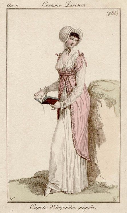 Regency Ladies Reading - The Dreamstress 1830s Fashion, Regency Gown, Regency Era Fashion, 19th Century Clothing, 1800s Fashion, Fashion Illustration Vintage, Regency Dress, Regency Fashion, Fashion Journals