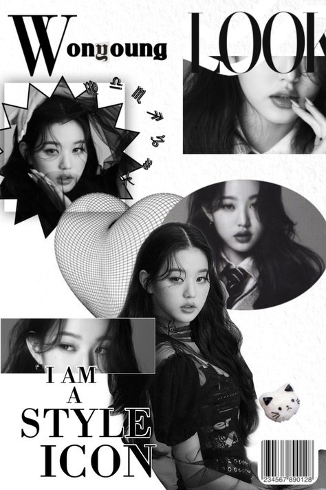 #wonyoung #itgirl #kpop #korean #magazine #kpopedit #kpopmagazine #ive #model Wonyoung Poster Print, Grey Kpop Poster, Kpop Posters Aesthetic Black And White, Ive Poster Prints, Ive Aesthetic Poster, I’ve Wallpaper Kpop, Ive Poster Aesthetic, Wonyoung Poster Edit, K Pop Posters Aesthetic