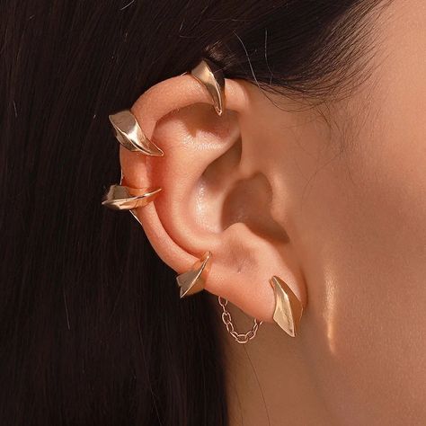 Gothic Punk Devil Claw Ear Cuffs Earring for Women Rock Hip Hop Jewelry Goth Punk Earrings Piercing Punk Mode, Punk Earrings, Ear Cuff Earings, Hip Hop Jewelry, Ear Cuffs, Fantasy Jewelry, Cuff Earrings, Ear Jewelry, Schmuck Design