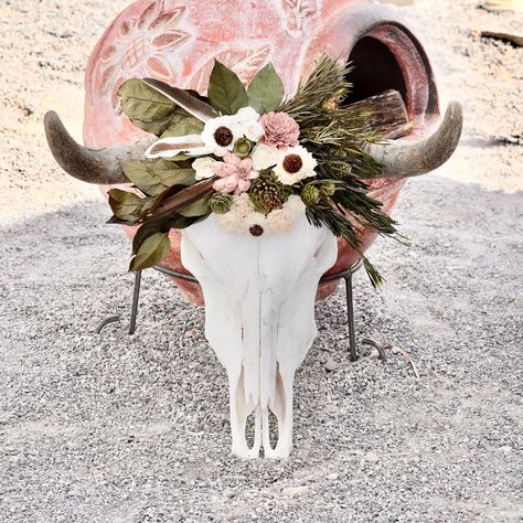 Excited to share this item from my #etsy shop: Real Steer Skull With Wood Flowers / Real Cow Head skull / real longhorn bull head with flowers / sola wood flowers / real western wall art Excited to share this item from my #etsy shop: Real Cowhead skull With Wood Flowers / Real Steer skull / real longhorn bull head with flowers / sola wood flowers / real western wall art Excited to share this item from my #etsy shop: Real Cowhead skull With Wood Flowers / Real Steer skull / real longhorn bull Cowhead Skull Decor, Bull Head With Flowers, Steer Skull Decor, Cow Head Skull, Bull Head Decor, Rosemary Jelly, Cow Head Decor, Townhouse Inspiration, Fake Flower Centerpieces