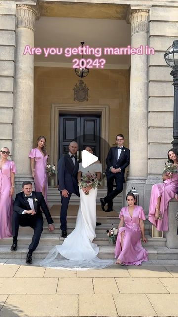 Sara | WEDDING CONTENT CREATOR on Instagram: "Embracing the latest wedding trend of the season: the iconic staircase group shot! 📸 Who says group photos have to be boring? 

Gone are the days of stiff and uninspired group photos – now, it’s all about infusing your wedding album with personality and flair. ✨

Picture this: the bride standing alongside her groomsmen and glowing bridal squad, all lined up straight and proud on a fancy staircase, each of them giving off that subtle yet seriousness vibes that screams sass and sophistication! 👌🏻🥂

Tag your bridal party and let them know you’re ready to make a statement with your group shots 😉

Source: Ads Library
Feel free to comment the original creator ✍🏼

#weddingtrends #staircaseshot #bridalsquad #bridalparty #weddingcontentcreation #w Wedding Content, Bridal Squad, Group Shots, Elegant Dresses For Women, Wedding Album, Group Photos, Wedding Trends, Content Creator, Elegant Dresses