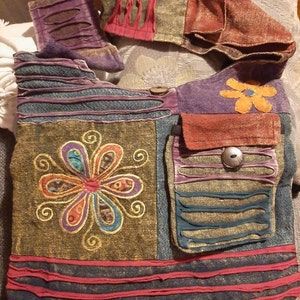 Bohemian Bags Handmade, Sewing Upcycling, 80s Festival, Lace Purse, Messanger Bag, Hippie Purse, Bags Ideas, Textile Art Embroidery, Upcycle Sewing