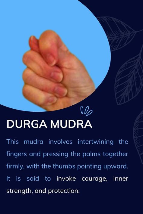 Mudra For Chakras, Yoga Mudras Meanings, Mudra For Protection, Mudras Meanings Hands, Protection Mudra, Kali Mudra, Mudras Meanings, Mudras Hand, Hand Mudra