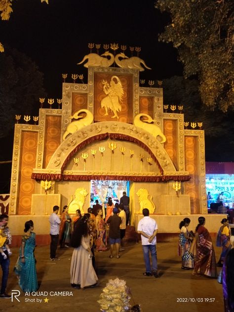 Durga Pooja Pandal Decoration, Durga Pandal Decoration, Durga Puja Pandal Decoration, Ganesh Pandal, Durga Pandal, Durga Puja Pandal, Pandal Decoration, Beautiful Flower Quotes, Puja Pandal