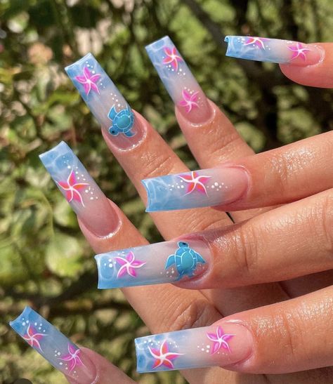 Spring Nails Gel, Turtle Nails, Carcase Iphone, Nails Korean, Nails Easter, Acrylic Toe Nails, Summery Nails, Girly Acrylic Nails, Cute Acrylic Nail Designs