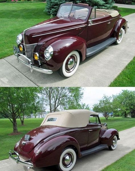 1940 Ford Deluxe Convertible Convertible Vintage Car, 1960 Convertible, 1949 Ford Convertible, 1936 Ford Cabriolet, Ford Convertible, 1940 Ford, Convertible, Vintage Cars, Ford