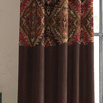 Amazon.com - Croscill Arrayo Lined Backtab Panel, 50-Inch by 84-Inch, Gold - Southwestern Patterns, Beautiful Windows, Drapery Panels, Curtain Patterns, Window Curtains, Valance Curtains, Panel Curtains, Curtains, Gold