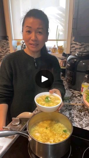 420K views · 18K reactions | | Cathie Sato | grammiespretties · Original audio Best Asian Soup Recipes, Tofu Soup Recipes Easy, Asian Soups Recipe, Egg Drop Soup Recipe Authentic, Sick Soup, Chinese Soups, Sick Food, Protein Soups, Asian Soup Recipes