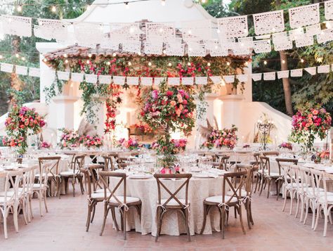 La Tavola Fine Linen Rental: Morse Code Pearl with Hemstitch White Napkins | Photography: McCune Photography, Event Planning: High Society Wedding & Event Planning, Floral Design: Inviting Occasion, Tabletop Rentals: Casa de Perrin, Vintage Rentals: Found Vintage Rentals,  Venue: Rancho Las Lomas High Society Wedding, Charro Wedding, Mexican Inspired Wedding, Rancho Las Lomas Wedding, Mexican Themed Weddings, Hacienda Wedding, Romantic Wedding Receptions, Fiesta Wedding, Idea Wedding