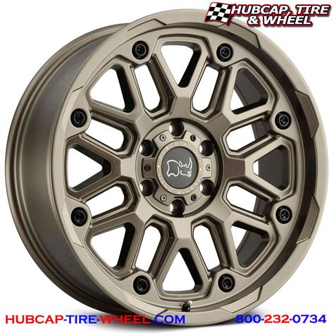 Black Rhino Hollister Bronze Gmc Truck Accessories, Custom Wheels And Tires, Black Rhino Wheels, Bronze Wheels, Truck Rims, Black Rhino, Off Road Wheels, Beadlock Wheels, Wheel And Tire Packages