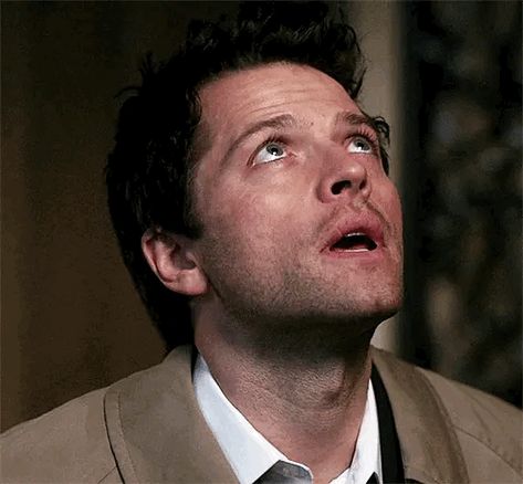 Castiel Cute, Castiel Gif, Cas Supernatural, Crush Movie, Castiel Supernatural, Supernatural Pictures, Supernatural Destiel, My Guardian Angel, I'm Ok