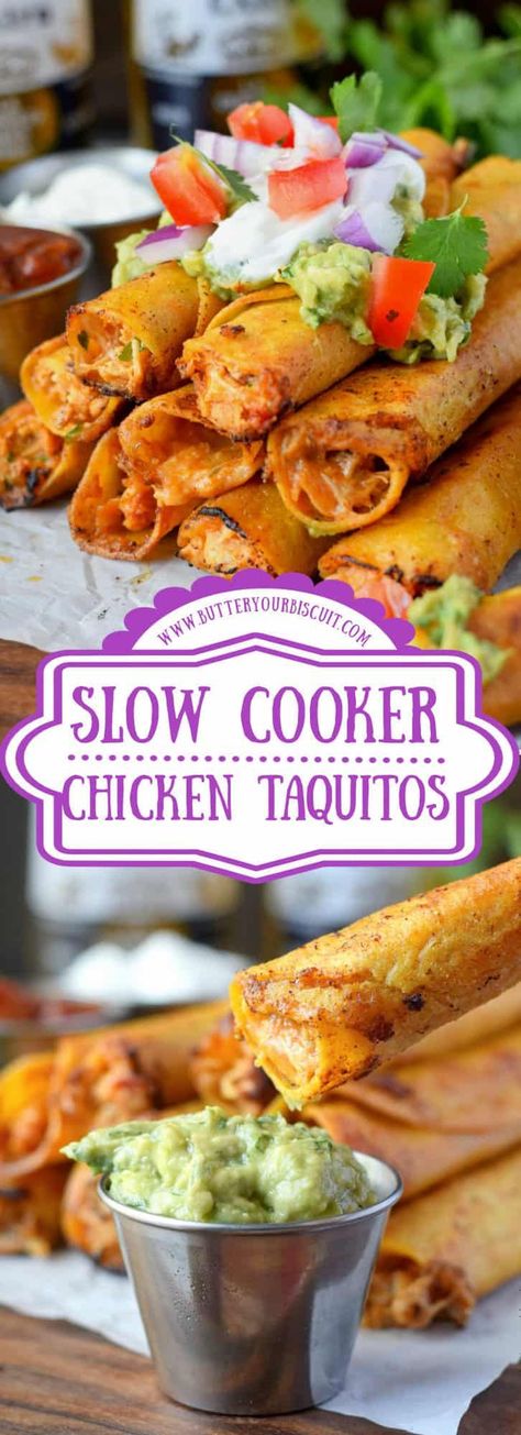 Pepper Jack Taquitos, Pepper Jack Chicken, Jack Chicken, Chipotle Salsa, Slow Cooker Stuffed Peppers, Taquitos Recipe, Chicken Taquitos, Fried Corn, Corn Tortilla