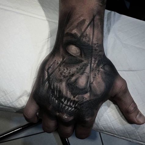 #evil #morbid #black #horror #face #scary #dark #creepy #hand Horror Face Scary, Horror Hand Tattoos, Scary Dark, Horror Face, Black Horror, Arm Tattoos Drawing, Evil Skull Tattoo, Creepy Hand, Tattoo Design For Hand