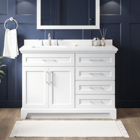 60 Inch Double Vanity, Removable Backsplash, 60 Inch Vanity, 48 Inch Bathroom Vanity, 48" Vanity, Engineered Stone Countertops, Single Sink Vanity, Double Sink Vanity, Double Sink Bathroom