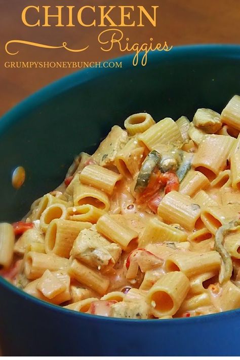 Creamy Chicken Riggies a Utica, NY specialty, paired with spicy peppers, heavy cream, and cream cheese. Made with dry sherry, it is reminiscent of a vodka cream sauce. #pasta #chickenrecipes #comfortfood # Chicken Riggies Recipe Easy, Riggies Recipe, Sherry Chicken, Creamy Spicy Chicken, Chicken Riggies Recipe, Chicken Riggies, Spicy Chicken Pasta, Utica New York, Delicious Chicken Dinners