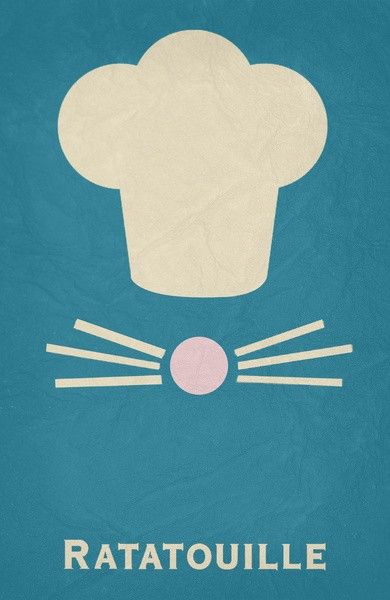 Minimalista Disney, Ratatouille 2007, Ratatouille Disney, Disney Minimalist, Disney Movie Posters, Disney Canvas Art, Disney Canvas, Disney Paintings, Film Posters Minimalist