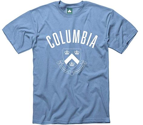 Amazon.com: Ivysport Columbia University Short-Sleeve T-Shirt, Legacy, Columbia Blue, Small: Gateway Columbia Tshirt, Heritage Logo, University Shirt, University Tshirt, Columbia University, Spirit Wear, Columbia Blue, Cute Shirts, Heavy Weight