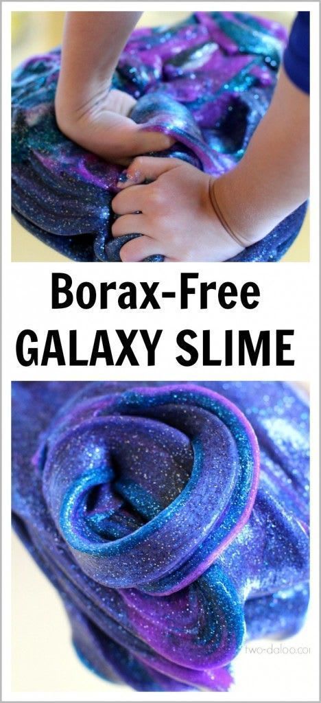 Sensory play was one of the trends Pinterest predicted would be big in 2016, and galaxy slime is the definition of cool sensory play. Sky Activities, Diy Galaxie, Slime Borax, Diy Galaxy Slime, Stretchy Slime, Liquid Starch, Escuela Diy, Galaxy Slime, Slime Diy