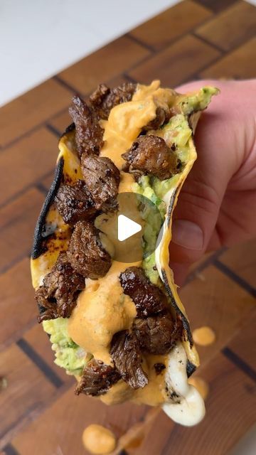 Cubed Steak Tacos, Steak And Shrimp Tacos Recipe, Diced Steak Recipes, Street Steak Tacos, Oxtail Tacos, Steak Tacos Recipes, Steak Taco Recipe, Steak Taco, Mexican Steak