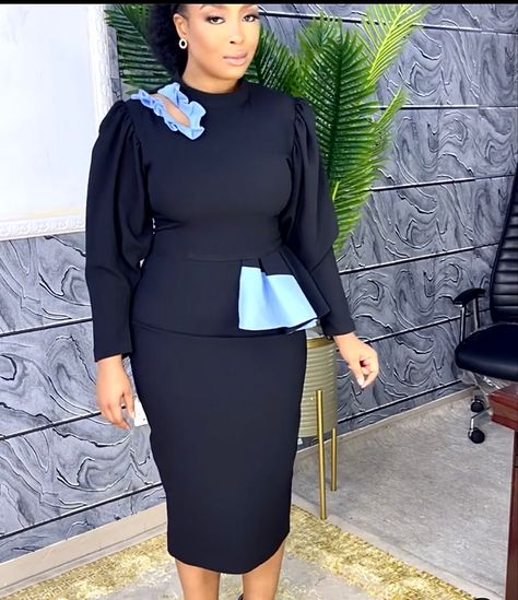 Pastors Wife Outfits, Wife Outfits, Corporate Dresses, Corporate Gowns, Working Dress, Working Dresses, Office Corporate, Official Dresses, Pencil Dresses