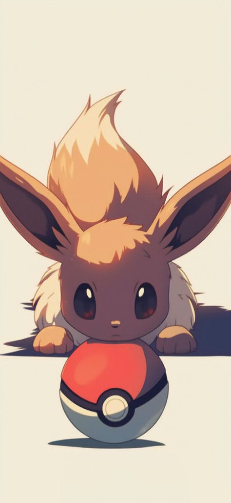 Eevee Wallpaper, Eevee Cute, Pokémon Art, Catch Em All, Pokemon Pictures, Art Anime, Free Wallpaper, Cute Wallpapers, Anime Wallpaper