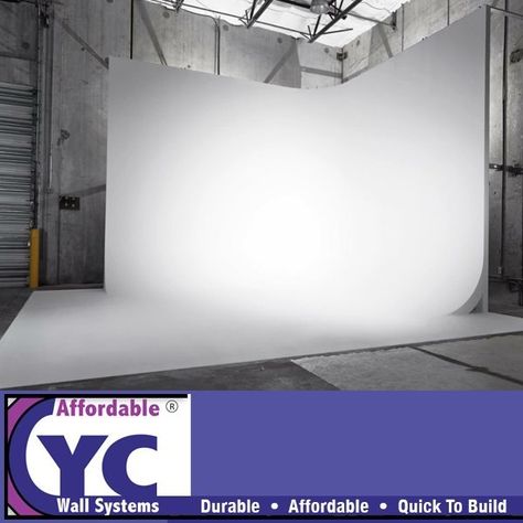 Cyc Wall, Screen Installation, Sheet Rock Walls, Screen Wall, Studio Equipment, Stage Set, Wall Systems, Green Screen, Wooden Flooring