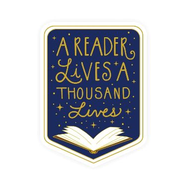 Reader Lives A Thousand Lives, Different Eyes, Diy Phone Case Design, George R R Martin, Kindle Case, Reading Journal, Aesthetic Stickers, Sticker Collection, Sticker Book