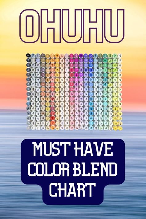 Ohuhu marker caps don't match the marker and there is no help with blending out there...until now! I've created a 100+ combination blends for the Ohuhu 320 Brush Tip Markers. It will solve all of your coloring problems. *Digital Product Only* #ohuhumarkers #ohuhu #alcoholmarkers #alcoholmarkercoloring #colorchart #art #drawing #artideas #drawings #artanime Color Blending Chart, Copic Color Chart, Brush Tip Markers, Art Markers Drawing, Rockville Maryland, Ohuhu Markers, Alcohol Ink Markers, Life Binder, Making Spirits Bright