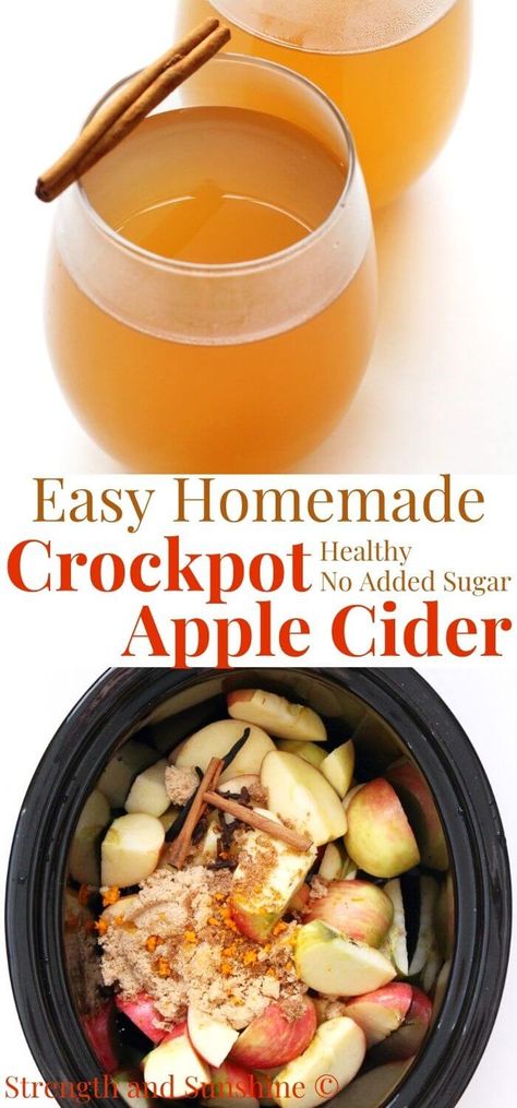 Crock Pot Apple Cider, Crockpot Apple Cider, Hot Apple Cider Recipe, Slow Cooker Apple Cider, Autumn Drink, Homemade Cider, Recipe Storage, Crockpot Apple, Making Beer