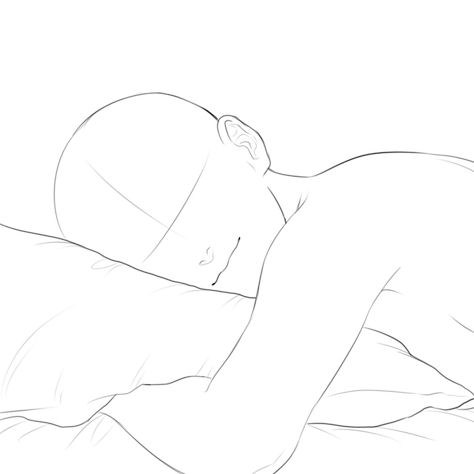 Embedded Sleeping Drawing, Manga Poses, Drawing Body Poses, 얼굴 그리기, Poses References, Figure Drawing Reference, Body Drawing, Anime Drawings Tutorials, Art Poses