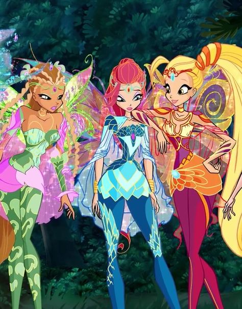 Winx Club Aesthetic Group, Winks Club, Group Wallpaper, Las Winx, Klub Winx, Fairy Artwork, Clubbing Aesthetic, Character Study, Girly Pictures