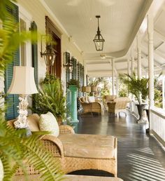 Porches - Google Search Glamorous Room, Balkon Decor, Southern Porches, British Colonial Decor, Building A Porch, British Colonial Style, Farmhouse Porch, Front Porch Ideas For Mobile Homes, Colonial Decor