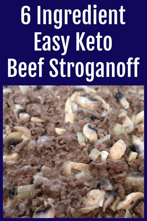 Keto Beef Stroganoff Recipe - Easy, Creamy Low Carb Meal Low Carb Stroganoff, Keto Beef Stroganoff, Beef Stroganoff Recipe, Ground Beef Stroganoff, Homemade Pasta Recipe, Keto Beef, Keto Beef Recipes, Low Carb Meal, Easy Budget