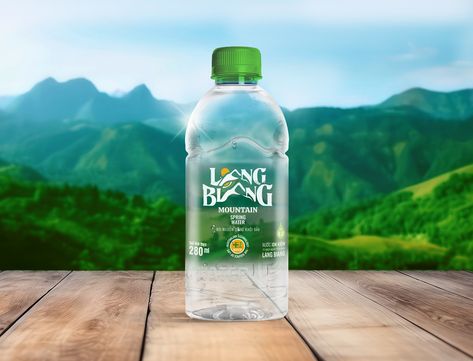 Water Company Branding, Drinking Water Packaging Design, Mineral Water Logo Design, Flavoured Water Packaging, Mineral Water Branding, Mineral Water Brands, Water Company, Water Packaging, Brand Identity Package