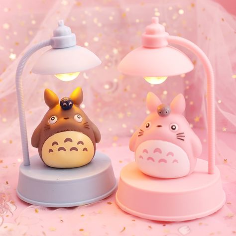 Kawaii Bedroom Night Lights, Kawaii Room Night Lights, Kawaii Room Items, Desk Kawaii Decor, Kawaii Desk Lamp, Cute Study Lamp, Kawaii Nursery Decor, Kawaii Items For Room, Kawaii Decor Ideas