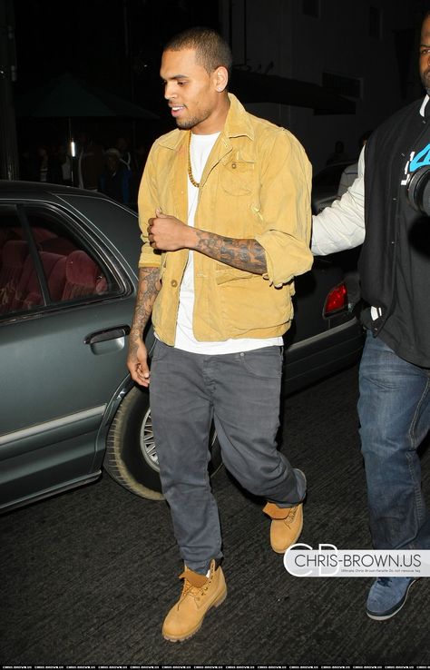 jay z wearing timberland boots - Google Search Brown Timberland Boots Outfit, Casual Outfits Men Fall, Timbs Outfit, Brown Timberland Boots, Chris Brown Outfits, Chris Brown Style, Chris Brown And Royalty, Timberland Boots Outfit Mens, Brown Pictures