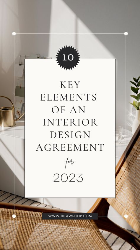 Post about elements of an interior design service agreement Interior Design Contract, Contract Interior Design, Future Interior Design, Design Contract, Interior Design Template, Construction Contractors, Contract Design, Interior Design Work, Interior Design Business