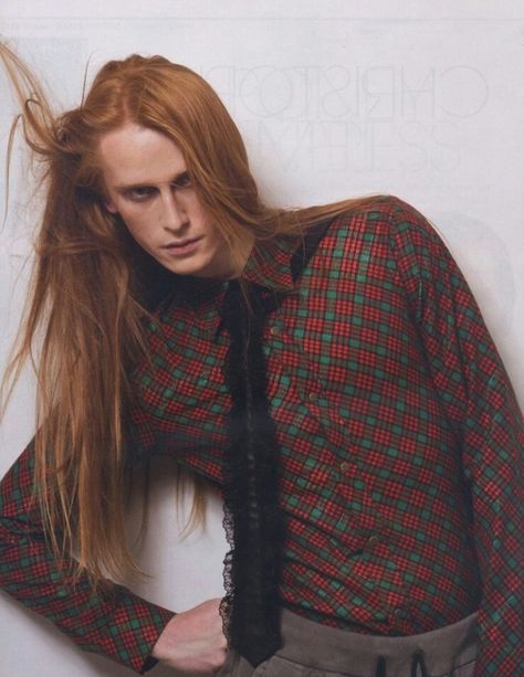 Red Beard, Grunge Guys, Ginger Men, Long Red Hair, Androgynous Fashion, Long Red, Beautiful Long Hair, Ginger Hair, Long Hair Styles Men