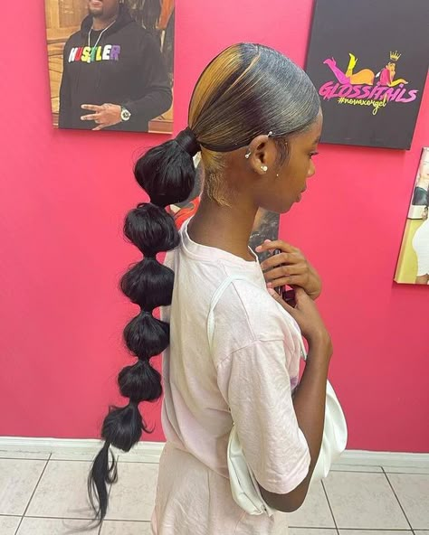 Back To School Braids, Cute Weave Hairstyles, Black Girls Hairstyles Weave, School Braids, Event Hairstyles, Pretty Ponytails, Braids Ponytail, Fire Hair, Sleek Ponytail Hairstyles