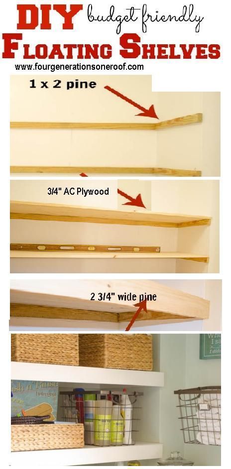 DIY cubby area "floating" shelves, Great use of storage above side by side washer and dryer Diy Cubby, Laundry Shelves, Diy Floating Shelves, Room Storage Diy, Laundry Room Shelves, Build Floating Shelves, Floating Shelves Diy, Estantes Flotantes, Laundry Room Storage