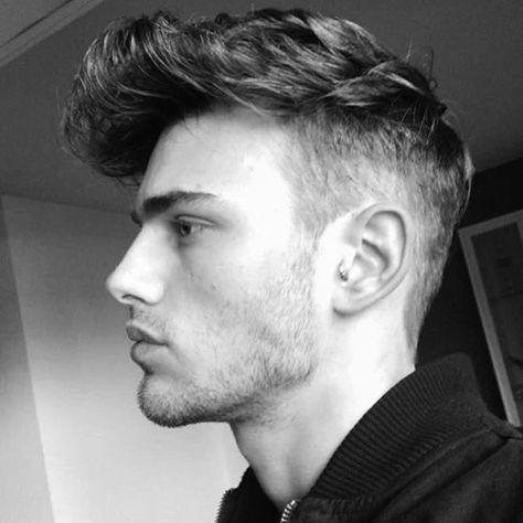 Do you like my haircut? ‍♂️ Male Nose Job, Side View Of Face, Sergio Carvajal, Nose Surgery Rhinoplasty, My Haircut, Face Surgery, Straight Nose, Side Portrait, Male Profile