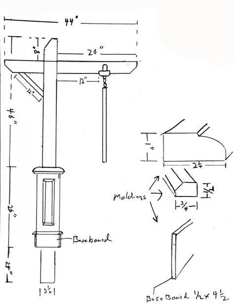 How to Make a Sign/Mailbox Post - Free Design Plans - Jon Peters Art & Home Mailbox Post Plans, Mailbox Template, Double Mailbox Post, Jon Peters, Ace Hardware Store, Miter Saw Table, Mailbox Posts, Mailbox Post, Trim Work