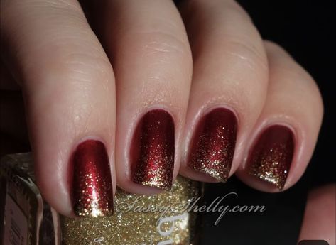 Nail Shades, Easy Manicure, Glitter Gradient, Nails Cute, Super Nails, Nails Makeup, Sparkle Nails, Shellac Nails, Nail Swag