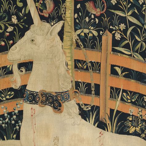 10-Minute Challenge: ‘The Unicorn Rests in a Garden’ - The New York Times Cloisters Nyc, Unicorn In Captivity, Unicorn Tapestry, Unicorn Tapestries, Fantasy Unicorn, Unicorn Wall Art, Medieval Tapestry, Unicorn Wall, Unicorn Art