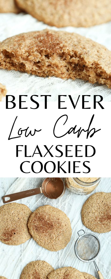 low carb cinnamon flaxseed cookies Flaxseed Cookies, Healthy Cookie Recipe, Cinnamon Breakfast, Healthy Cookie, Low Carb Low Fat Recipes, Flax Seed Recipes, Healthy Cookie Recipes, Low Carb Low Sugar, Low Sugar Diet