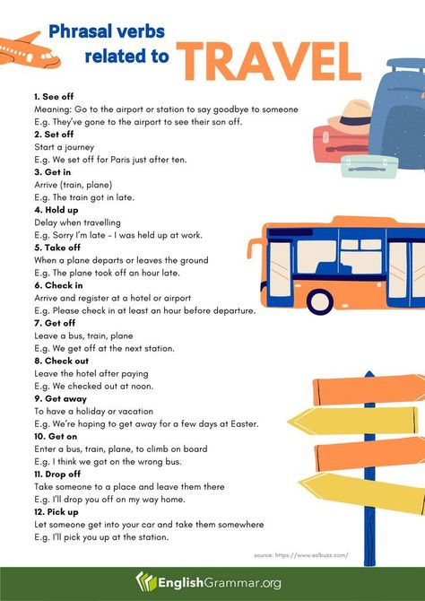 English Conversation Learning, Travel Phrases, Travel English, Daily Exercises, English Today, English Phrases Sentences, English Transition Words, English Teaching Materials, Better English