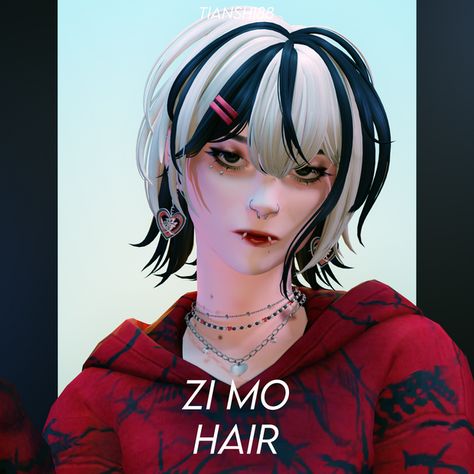 Sims 4 Cc Patreon, False God, Cc Patreon, Sims 4 Traits, The Sims 4 Skin, Pelo Sims, Free Sims 4, Goth Hair, Sims 4 Cc Makeup