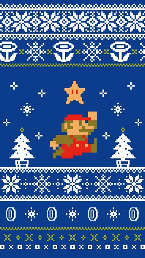 Nintendo Christmas, Mario Christmas, Christmas Wallpaper Iphone, Game Wallpaper Iphone, Christmas Phone Wallpaper, Spring Wallpaper, Wallpaper Iphone Christmas, Mario Bros., Winter Wallpaper